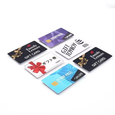 Custom plastic gift cards with  barcodes magnetic stripes pvc card printing manufacturers