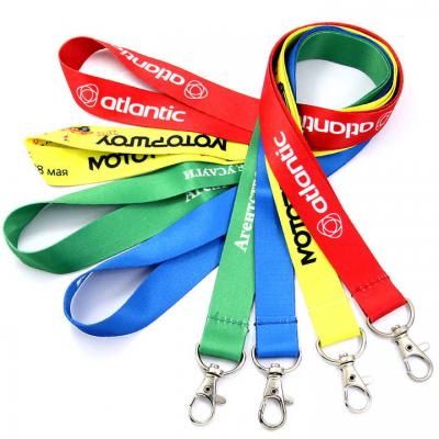 Custom Silk Screen Design Neck Hanging Strap Lanyards